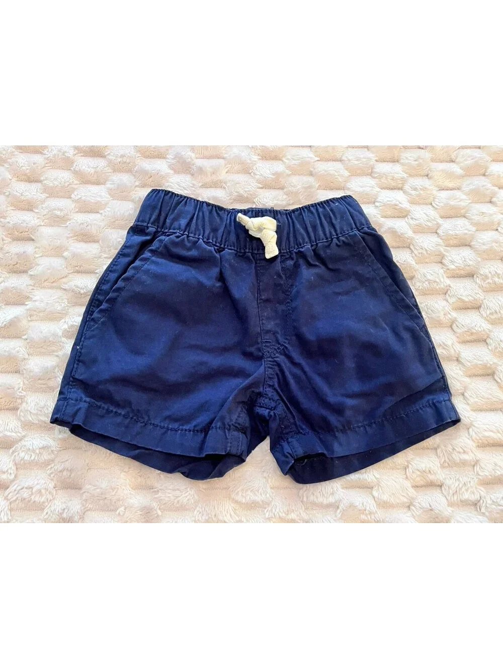 TCP Baby Boy Chino Style Pull-on Shorts; 2-pk (Khaki & Navy; Size 6-9m)
